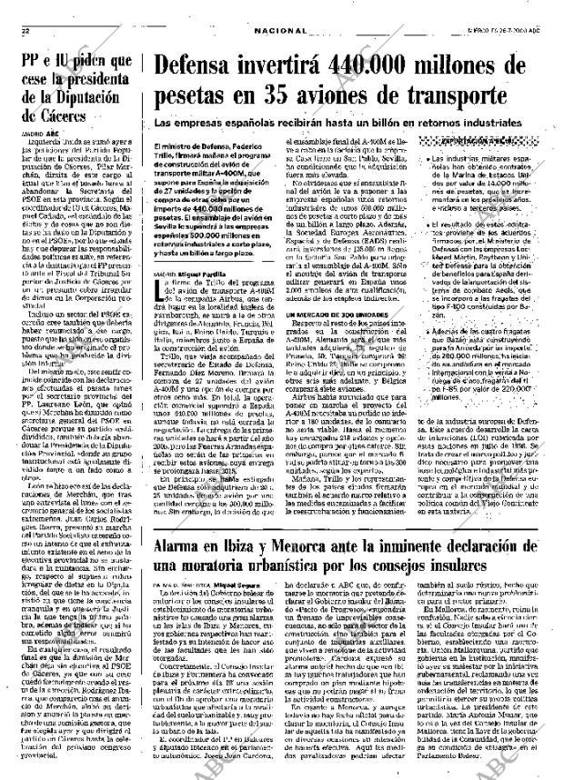 ABC MADRID 26-07-2000 página 22