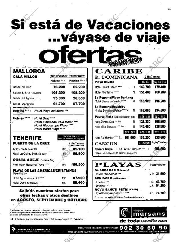 ABC MADRID 26-07-2000 página 23