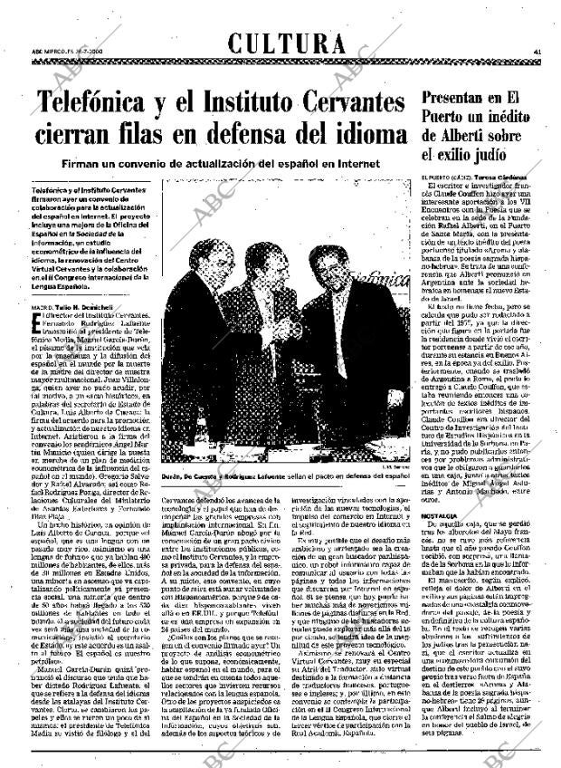 ABC MADRID 26-07-2000 página 41