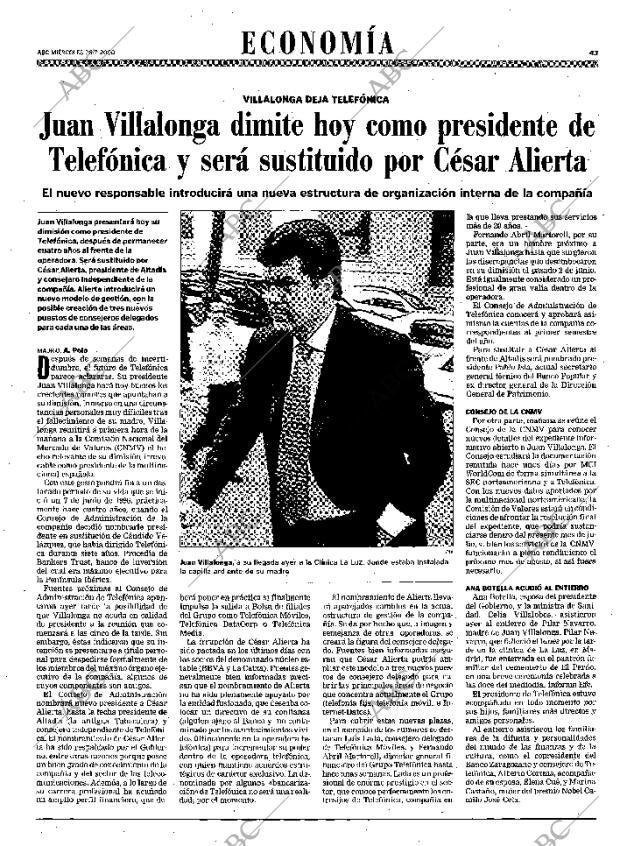 ABC MADRID 26-07-2000 página 43