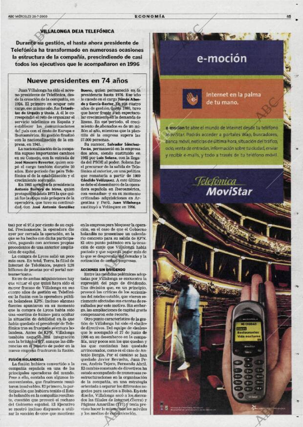 ABC MADRID 26-07-2000 página 45