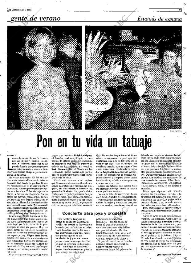 ABC MADRID 26-07-2000 página 75