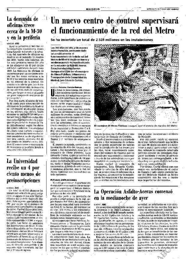 ABC MADRID 26-07-2000 página 96