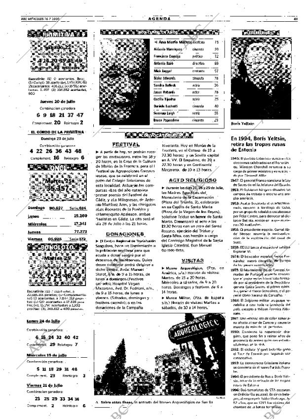 ABC SEVILLA 26-07-2000 página 41