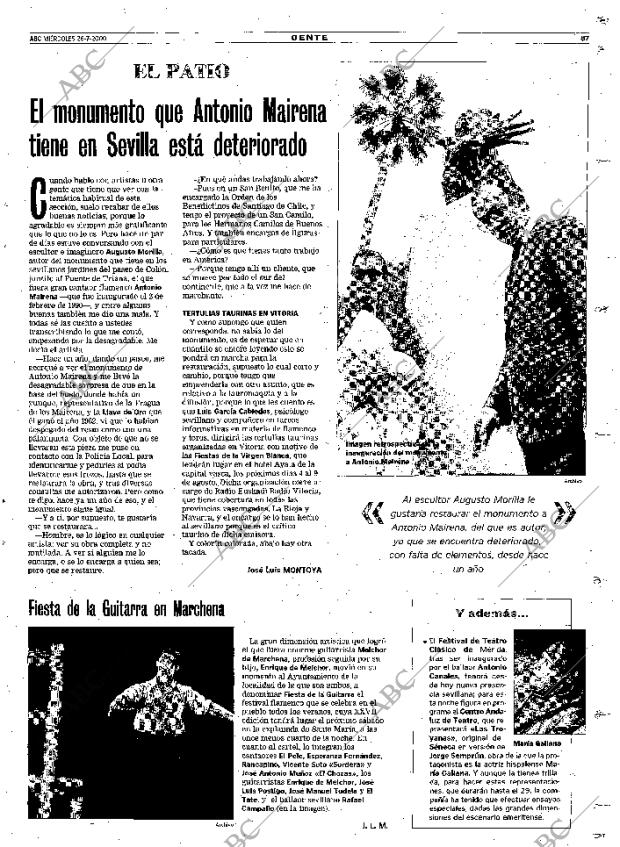 ABC SEVILLA 26-07-2000 página 87