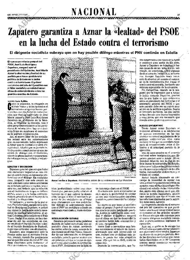 ABC MADRID 27-07-2000 página 17