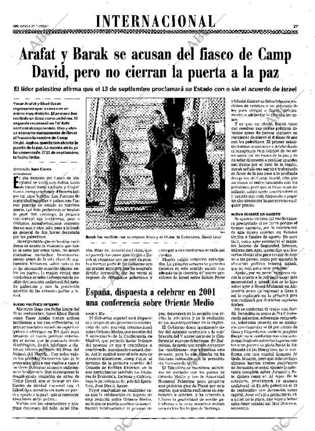 ABC MADRID 27-07-2000 página 27