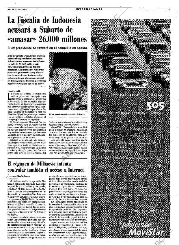 ABC MADRID 27-07-2000 página 31