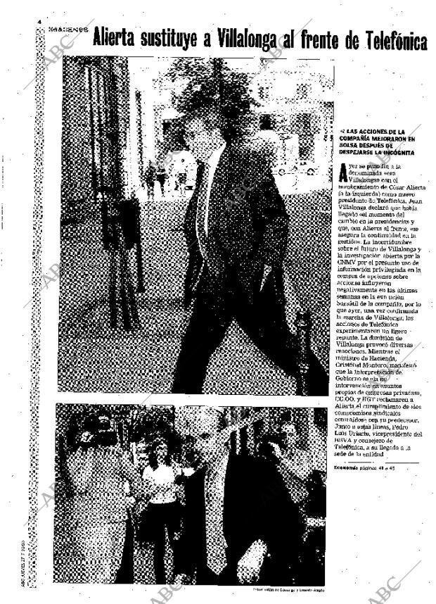 ABC MADRID 27-07-2000 página 4