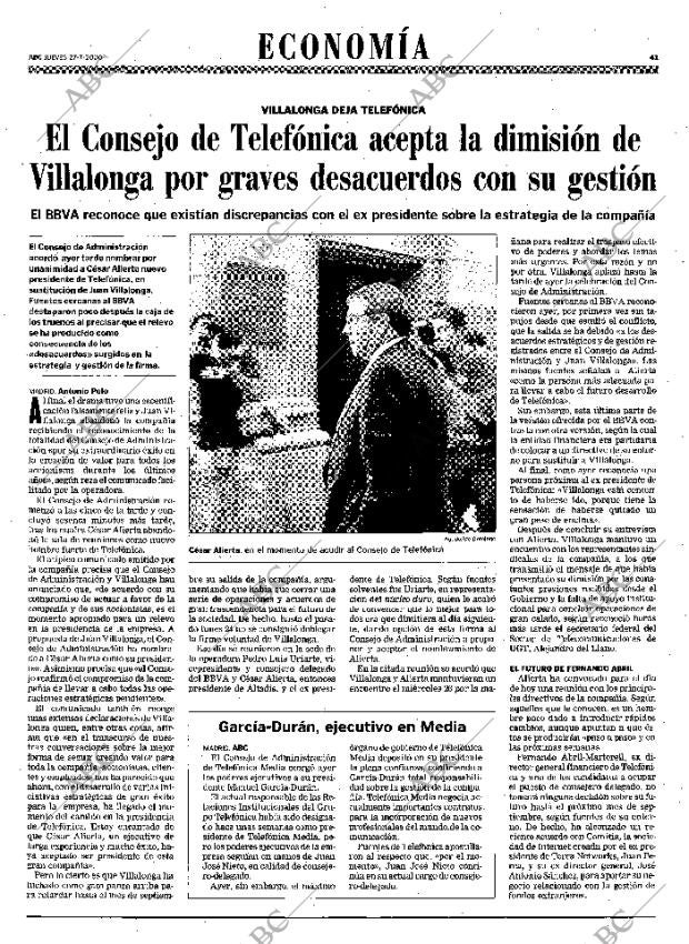 ABC MADRID 27-07-2000 página 41