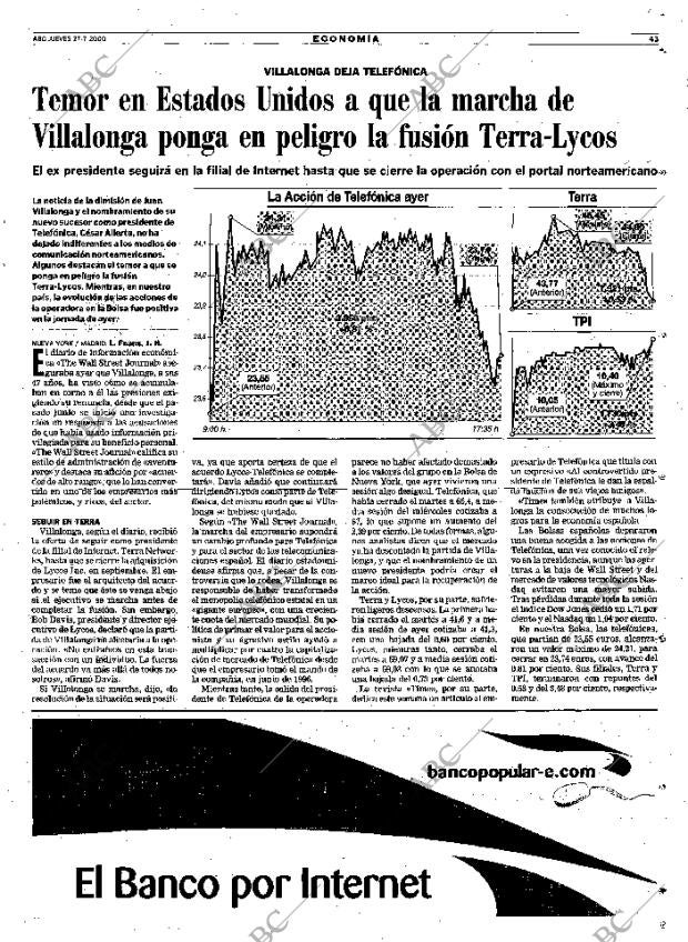 ABC MADRID 27-07-2000 página 43