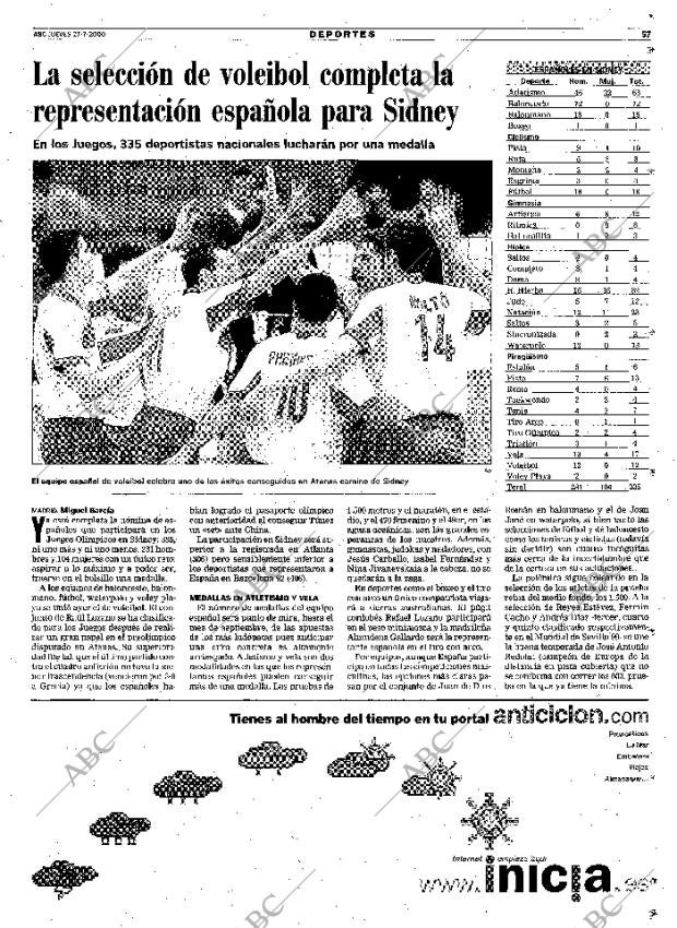 ABC MADRID 27-07-2000 página 57