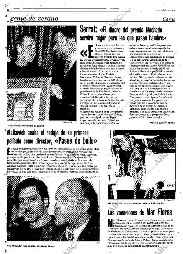 ABC MADRID 27-07-2000 página 72