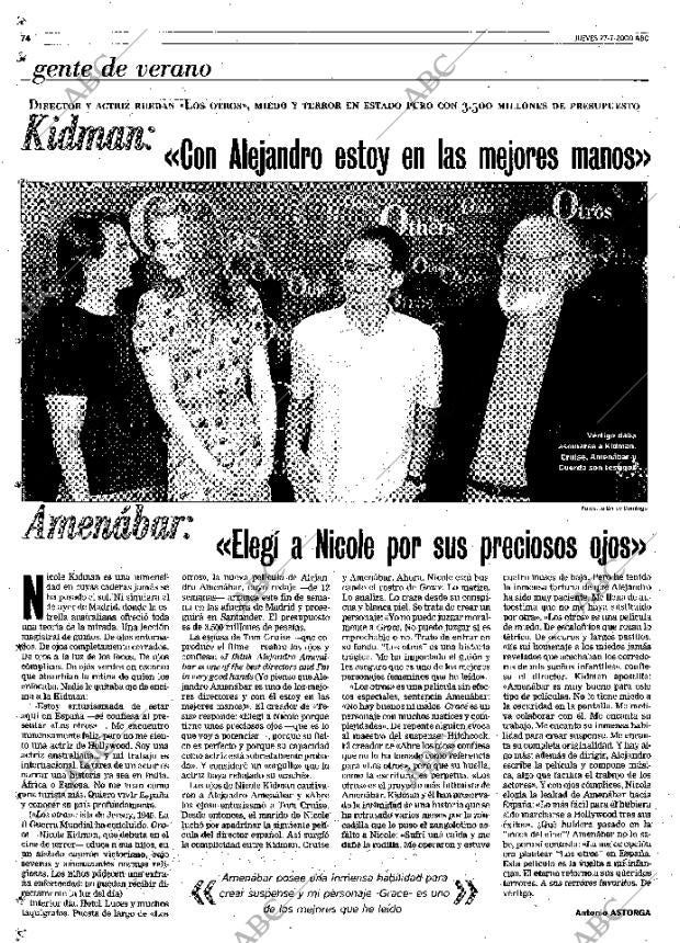 ABC MADRID 27-07-2000 página 74