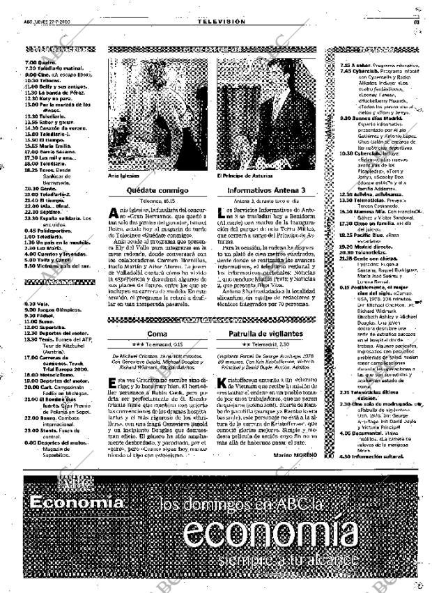 ABC MADRID 27-07-2000 página 81
