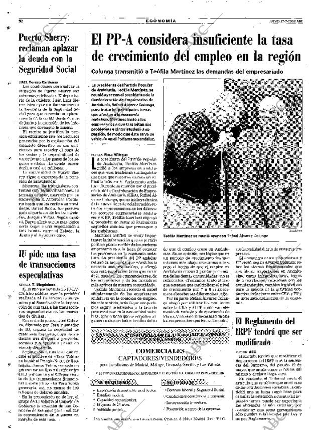 ABC SEVILLA 27-07-2000 página 52