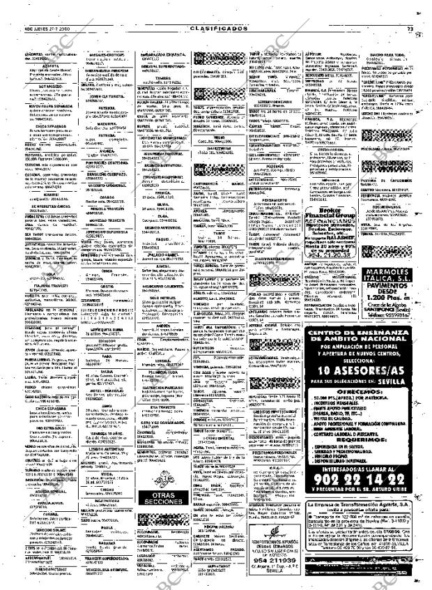 ABC SEVILLA 27-07-2000 página 73