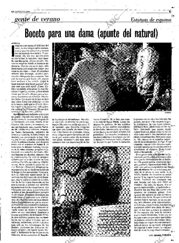 ABC SEVILLA 27-07-2000 página 81