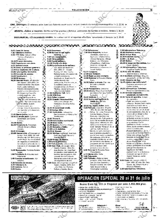 ABC SEVILLA 27-07-2000 página 91