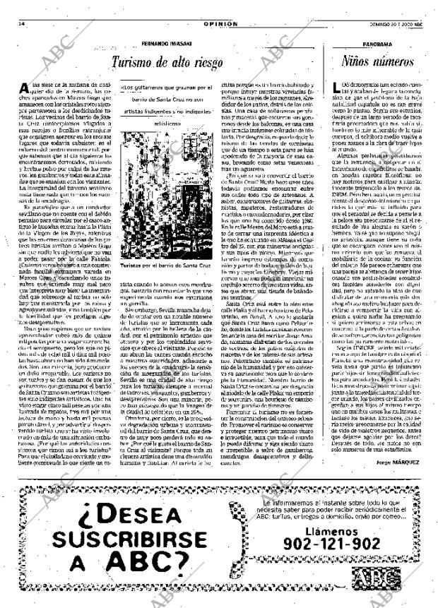 ABC SEVILLA 30-07-2000 página 14