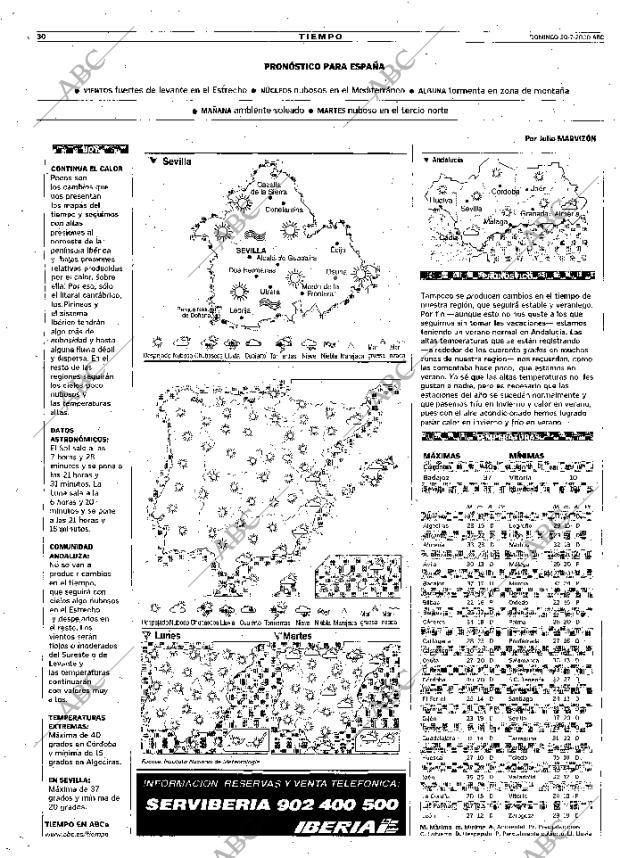 ABC SEVILLA 30-07-2000 página 30
