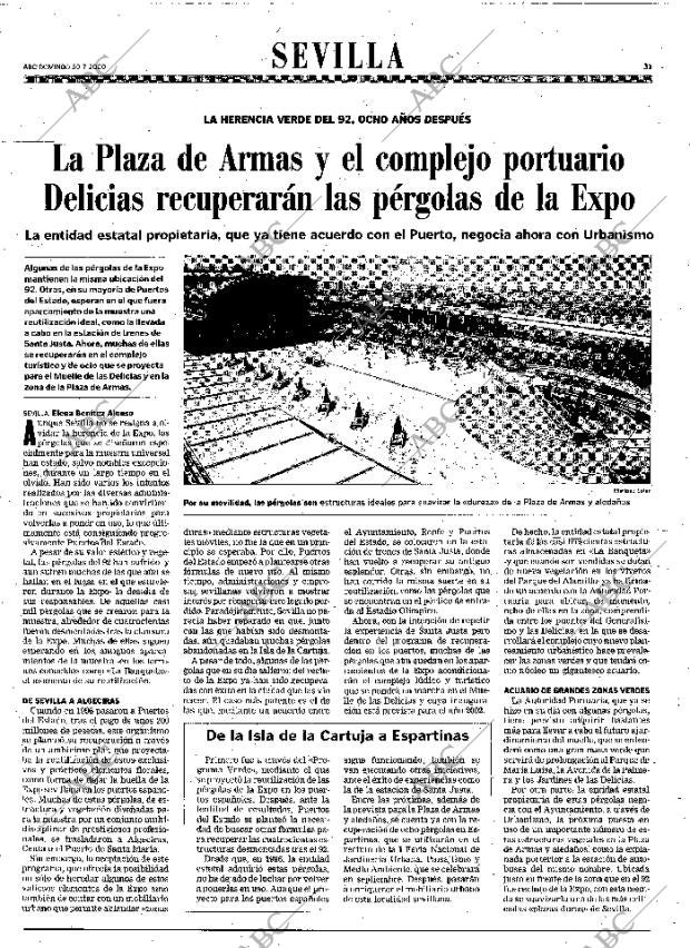 ABC SEVILLA 30-07-2000 página 31