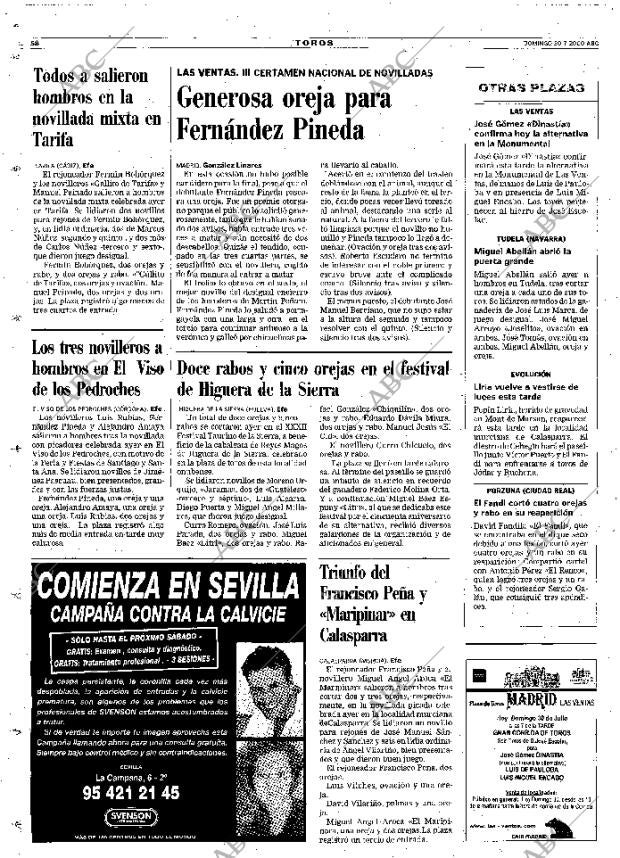 ABC SEVILLA 30-07-2000 página 58