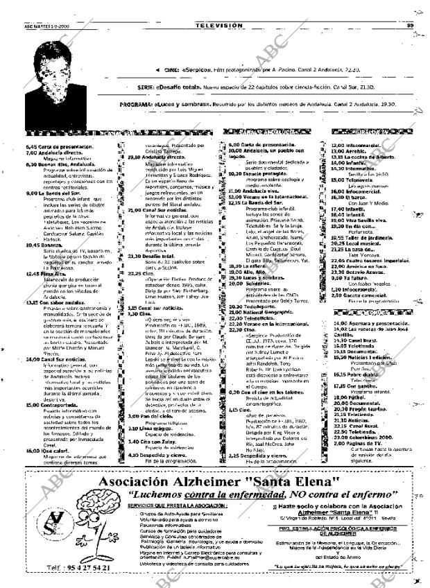 ABC SEVILLA 01-08-2000 página 89