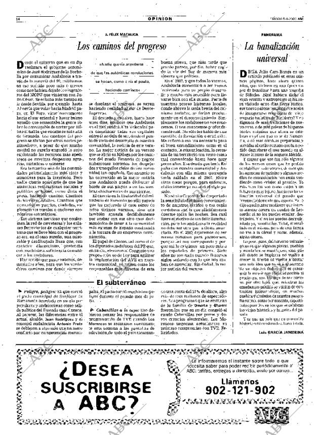 ABC SEVILLA 05-08-2000 página 14