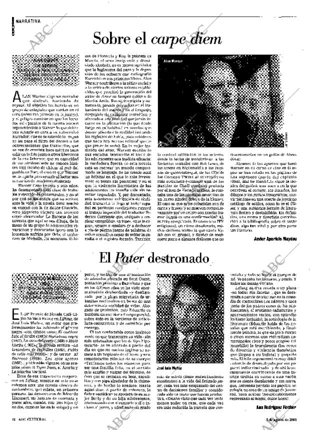 CULTURAL MADRID 05-08-2000 página 12