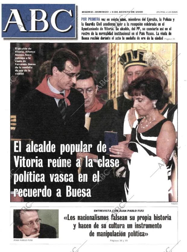 ABC MADRID 06-08-2000 página 1