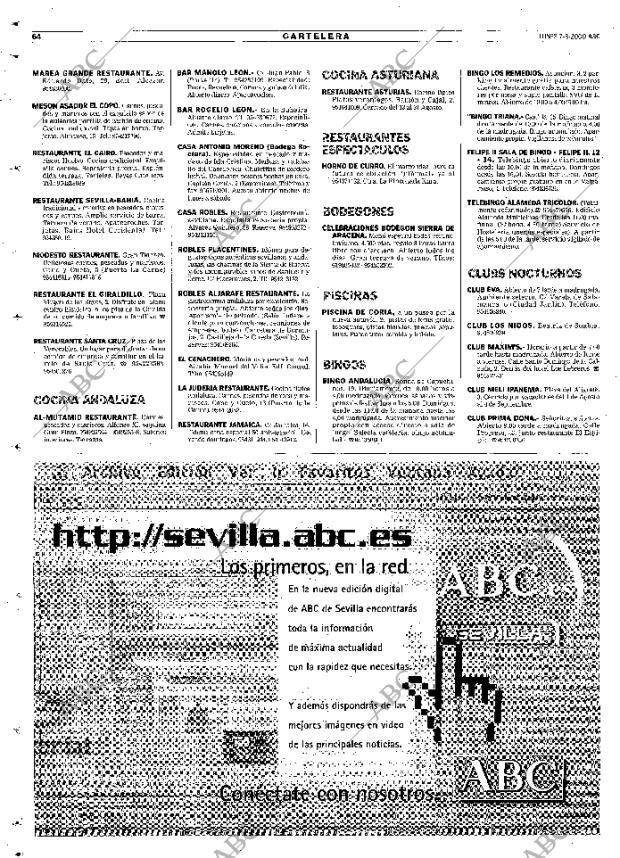 ABC SEVILLA 07-08-2000 página 64