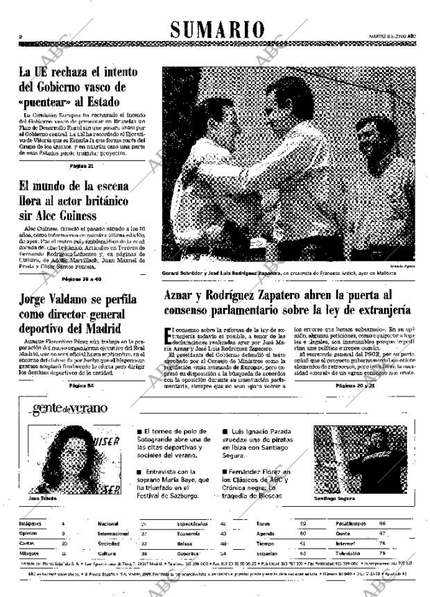 ABC MADRID 08-08-2000 página 2
