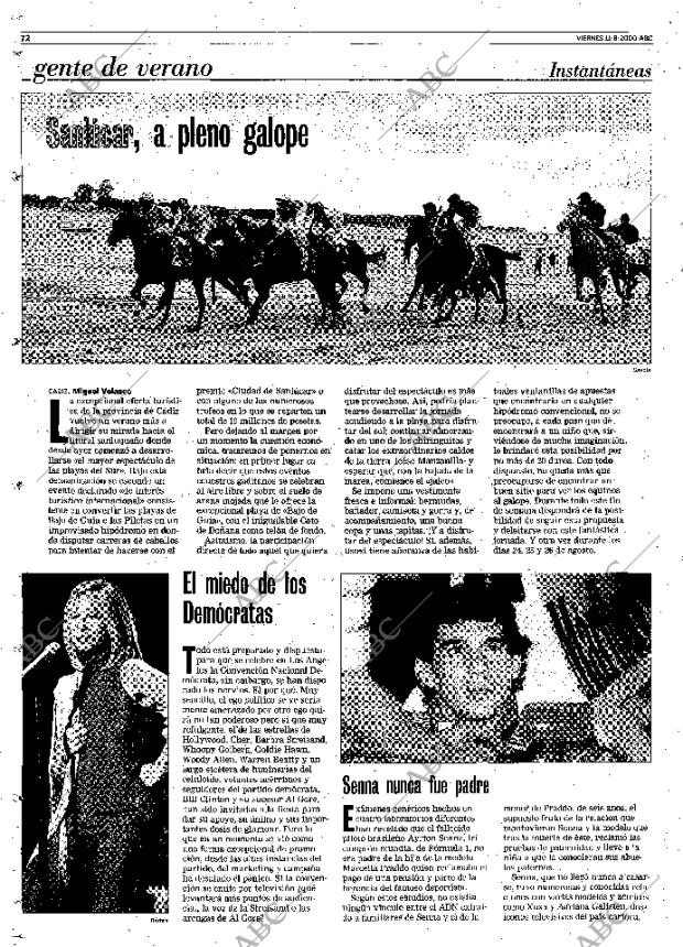 ABC MADRID 11-08-2000 página 72