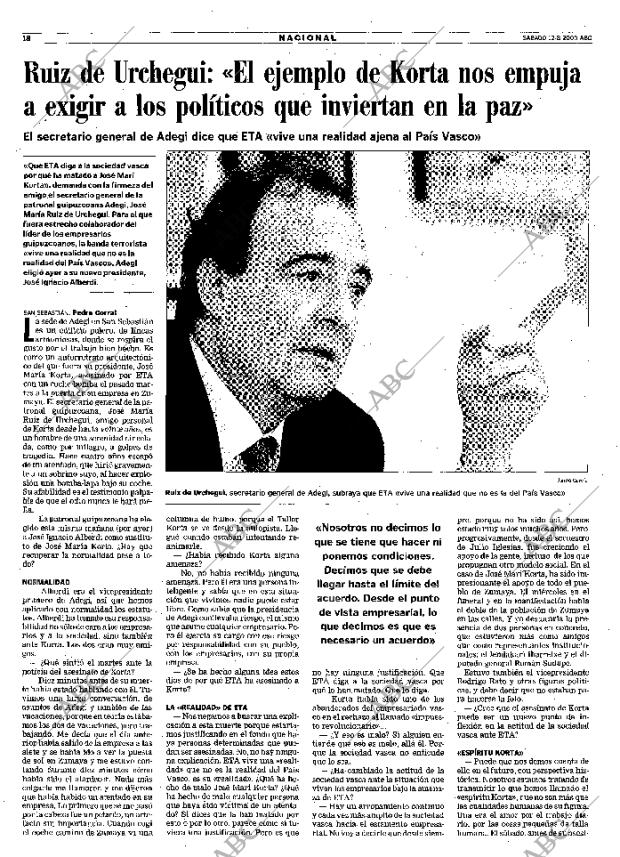 ABC MADRID 12-08-2000 página 18