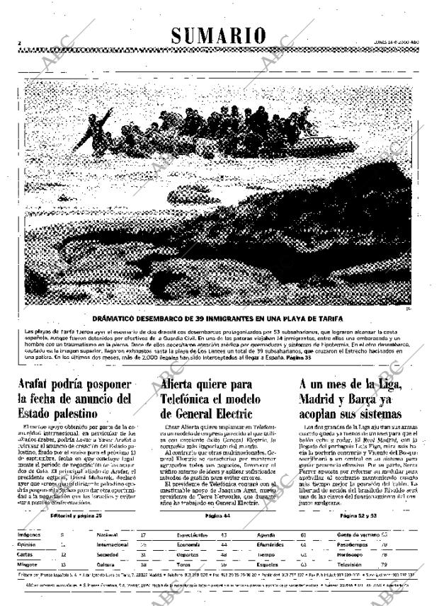 ABC MADRID 14-08-2000 página 2