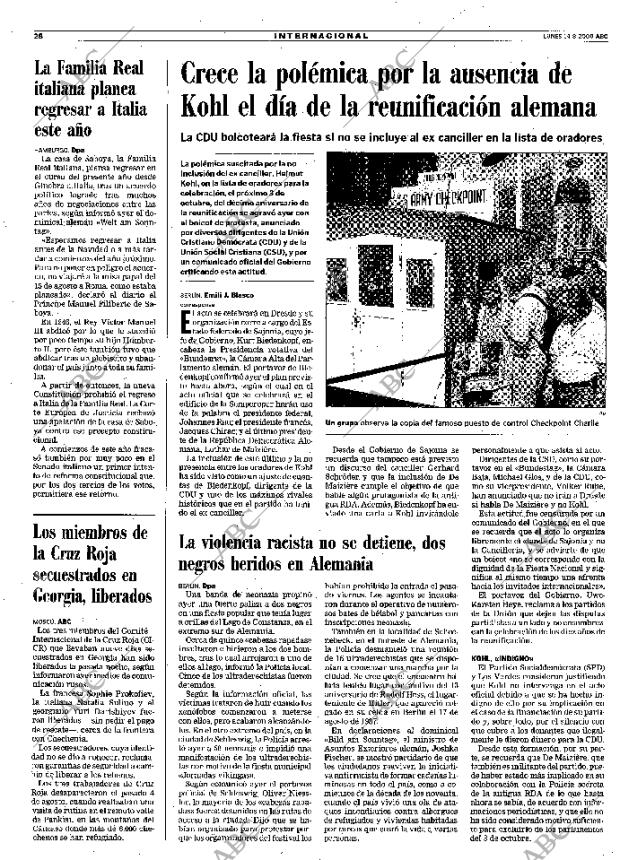 ABC MADRID 14-08-2000 página 28