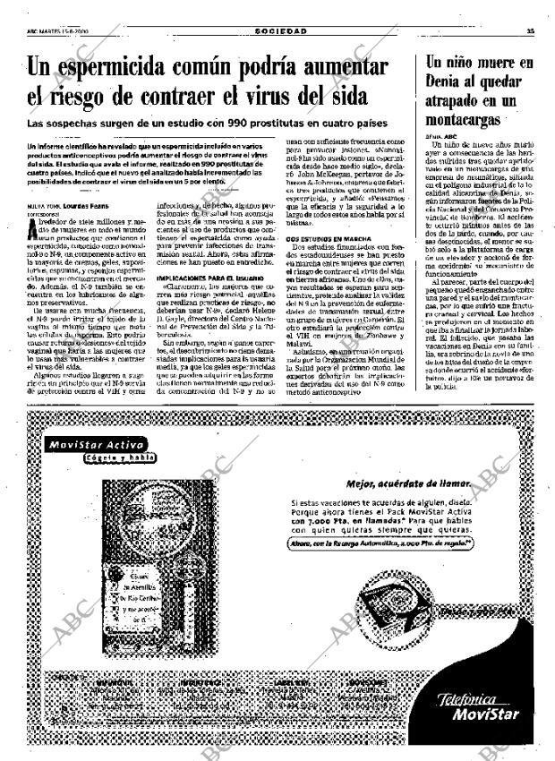 ABC MADRID 15-08-2000 página 35