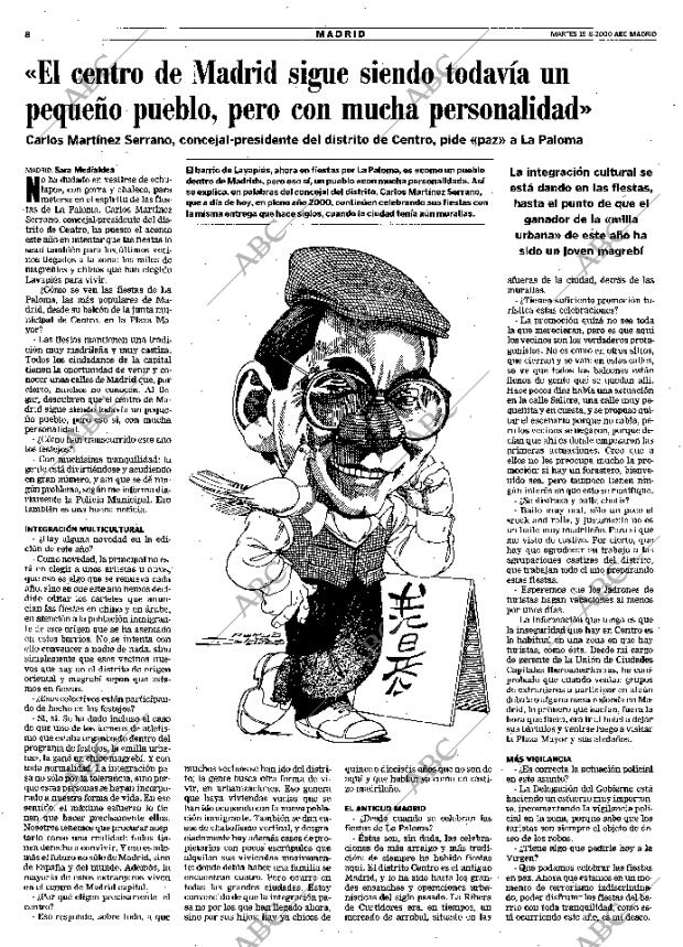 ABC MADRID 15-08-2000 página 92