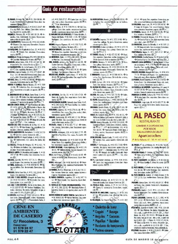 ABC MADRID 18-08-2000 página 160