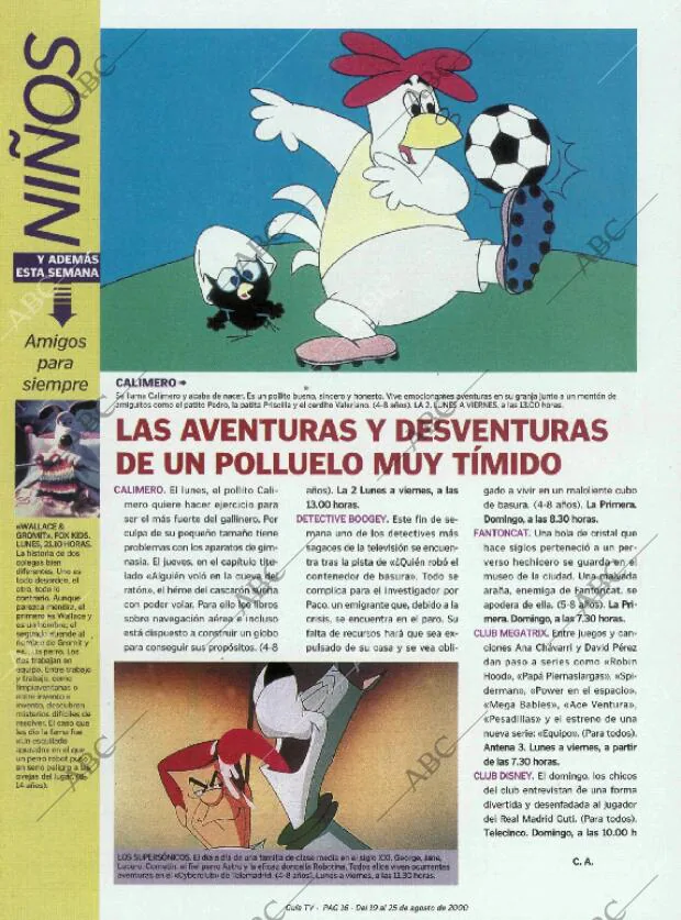 ABC MADRID 19-08-2000 página 128