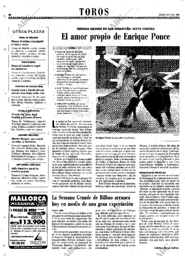 ABC MADRID 19-08-2000 página 50