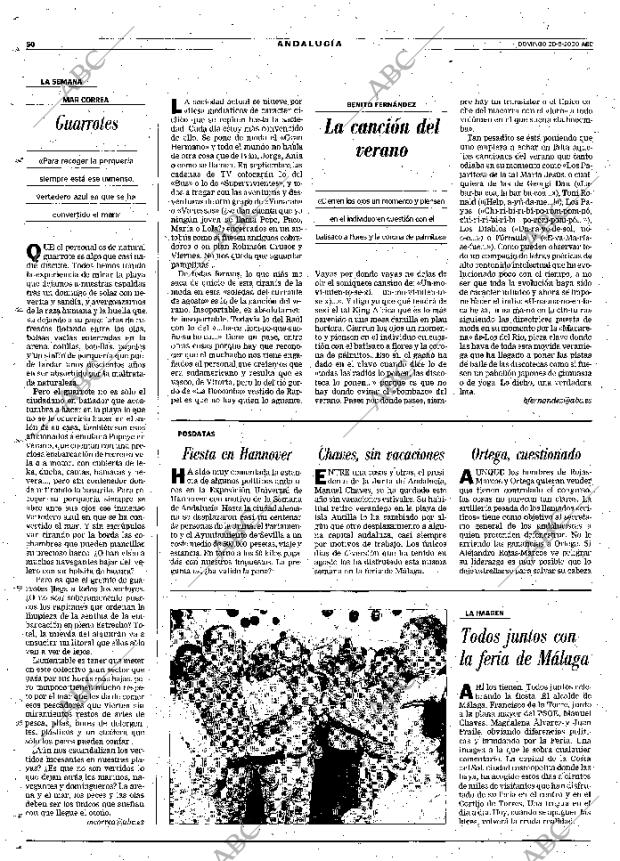 ABC SEVILLA 20-08-2000 página 50