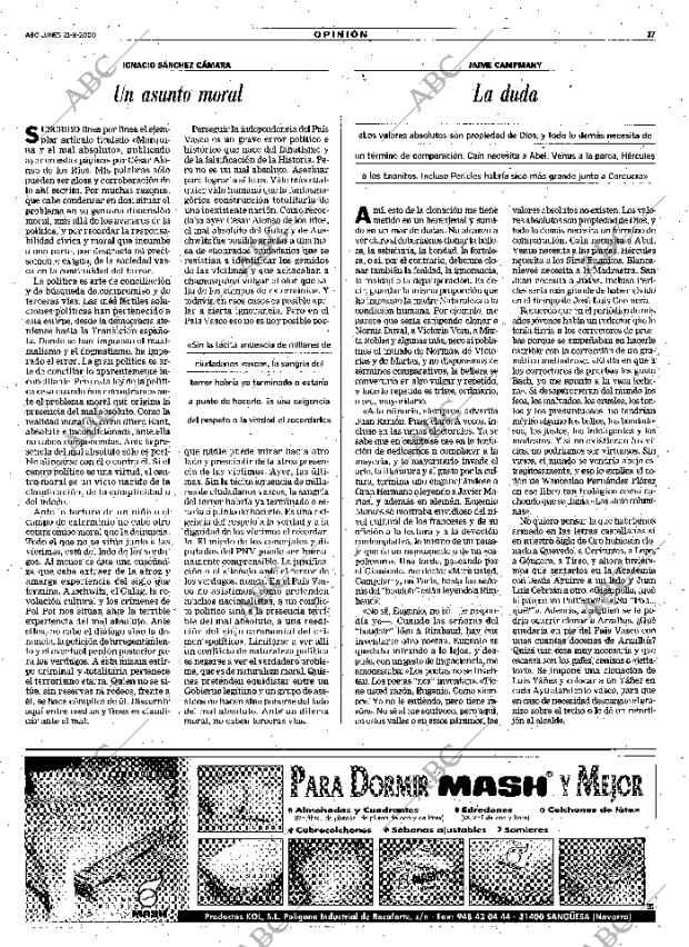 ABC MADRID 21-08-2000 página 17