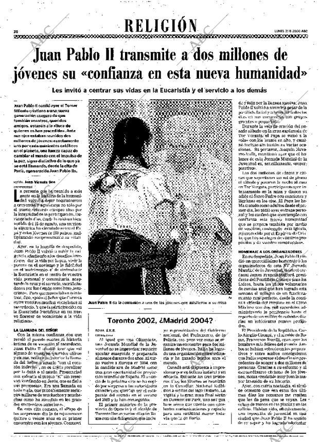ABC MADRID 21-08-2000 página 36