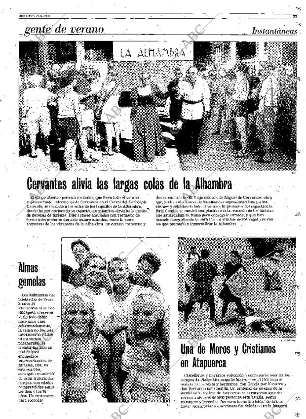 ABC MADRID 21-08-2000 página 77