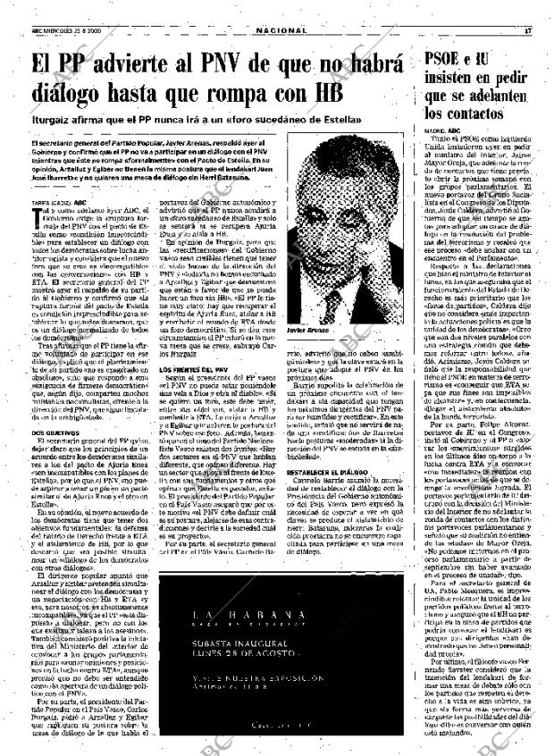 ABC MADRID 23-08-2000 página 17