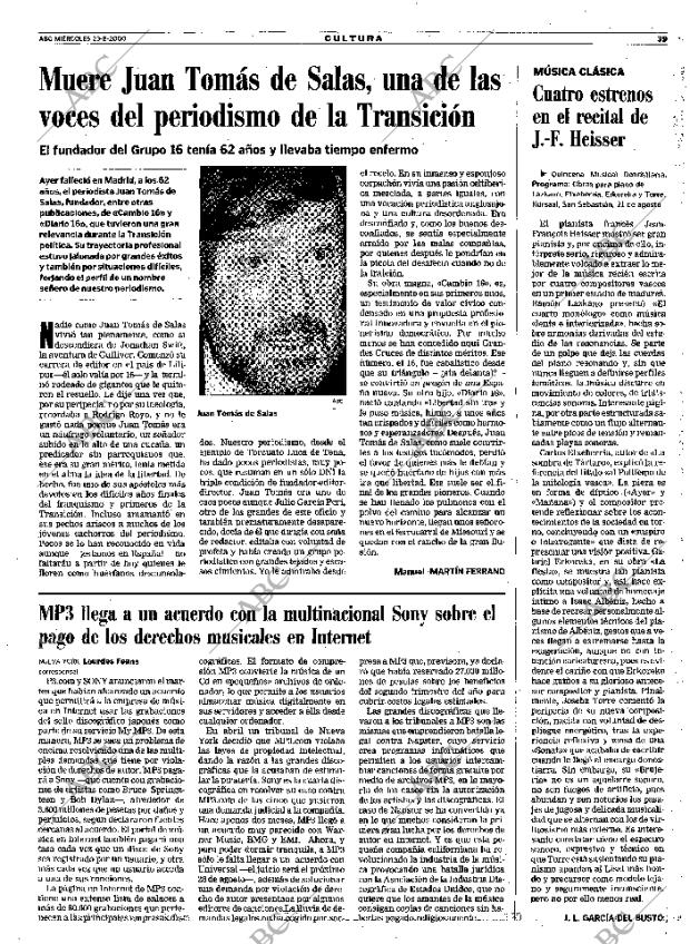 ABC MADRID 23-08-2000 página 39