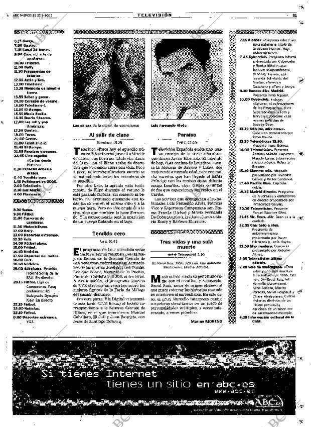ABC MADRID 23-08-2000 página 81