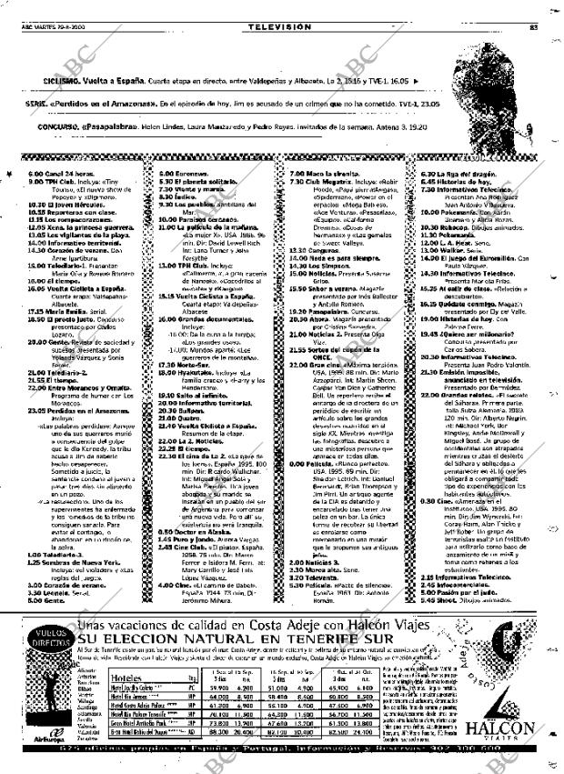 ABC MADRID 29-08-2000 página 83